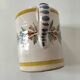 Antique Quimper Henriot jug-cup peasant style circa 1900.