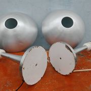 Paires de lampe champignon Philips alu 70'