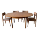 Dining table with extension for 6 people by LB Kofod Larsen vintage