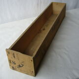 Rectangular old wooden box