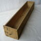 Rectangular old wooden box