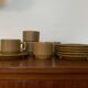 6 tasses à café en grès céramique