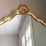Baroque mirror gilded wood frame 52x74cm