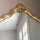 Miroir baroque cadre bois doré 52x74cm