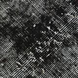 Black gray tones anatolian handmade vintage rug 260x158cm