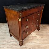 Empire Mahogany Commode