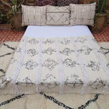 Beige Handira 190 x 118 cm