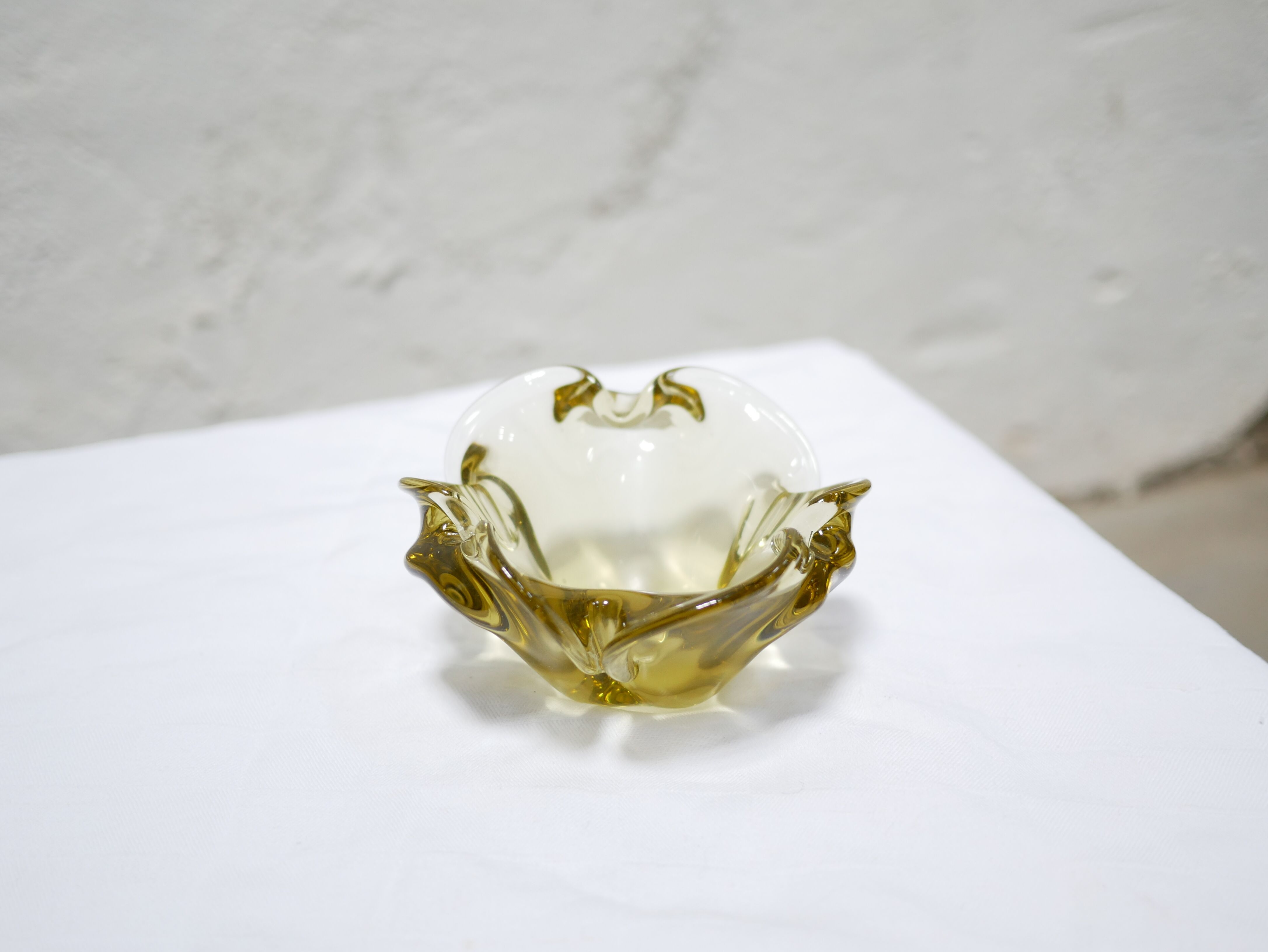 Empty vintage Murano glass pocket