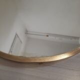 Miroir en laiton années 1950