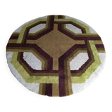 Tapis space age en laine, années 70