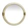 Venetian Round"Torgiglione-Torchon" Murano Glass Wall Mirror in Barovier St
