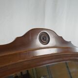 Vintage turned mirror from 80s