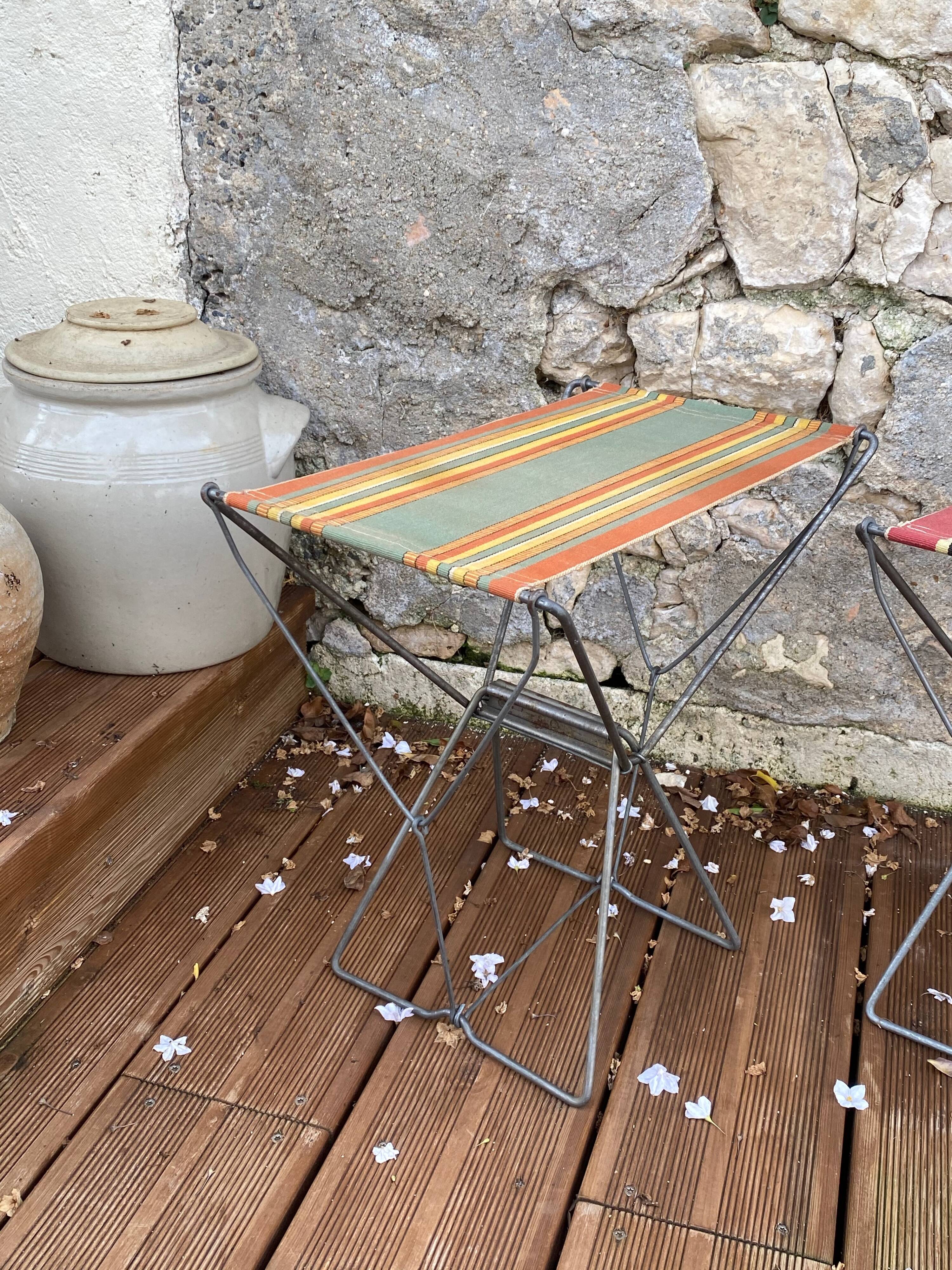 Small fisherman's folding stool