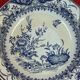 Plat creux  Creil et Montereau, Yedo, idéogramme XIXème - 24,5 cm