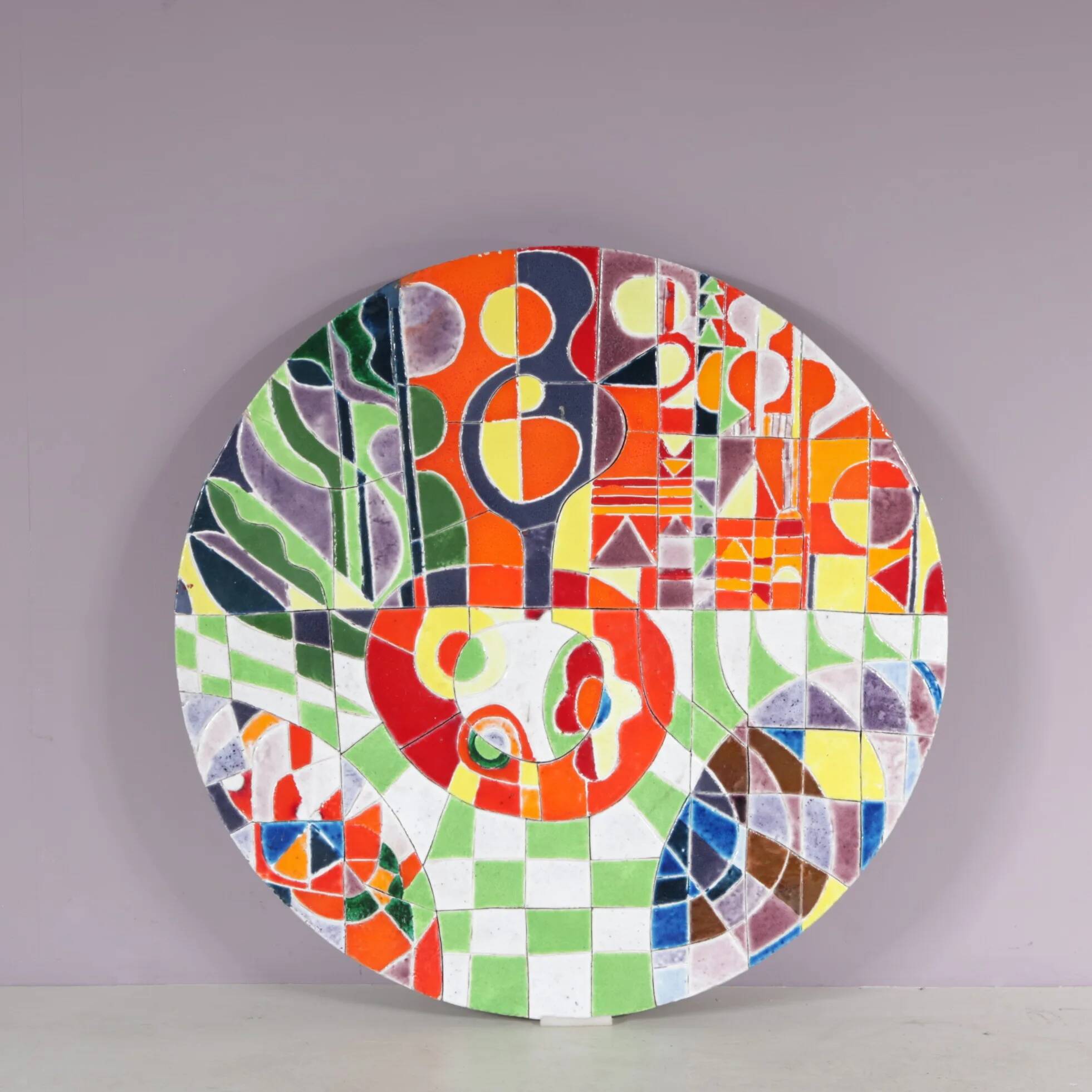 Ceramic artwork from the ABN building, Netherlands 1970