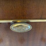 Scandinavian dressing table with triptych mirror