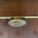 Scandinavian dressing table with triptych mirror