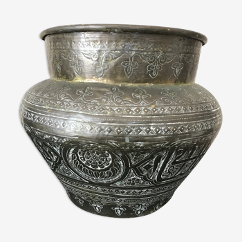 Vase persan bassin cache pot islamique ancien