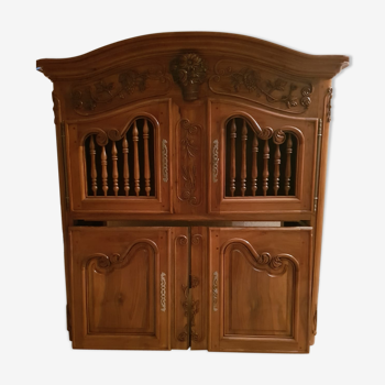 walnut cabinet, made by a cabinetmaker