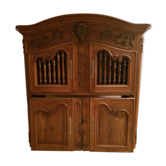 walnut cabinet, made by a cabinetmaker