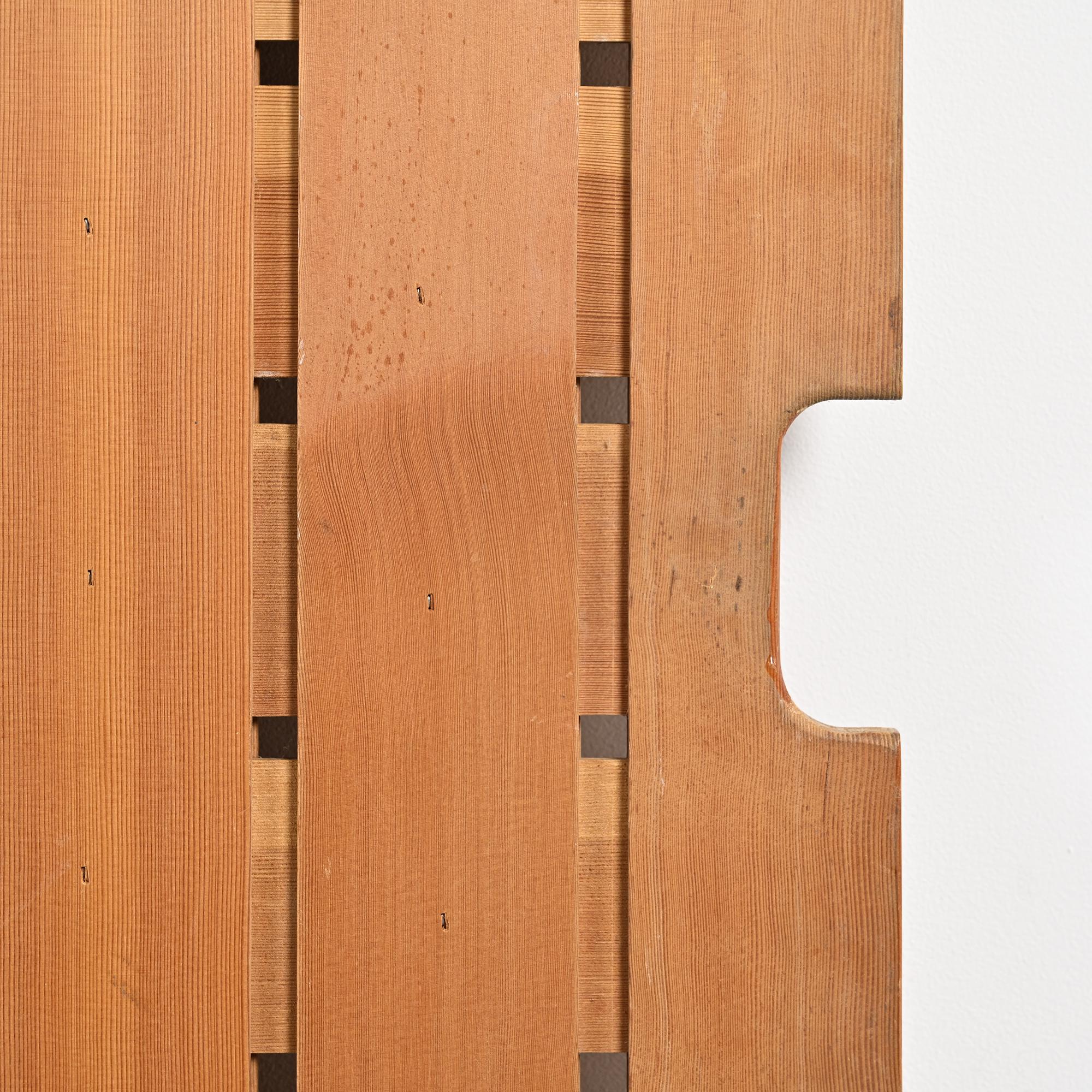 Sliding panel, Charlotte Perriand for the Hôtel La Cascade, Les Arcs 1600