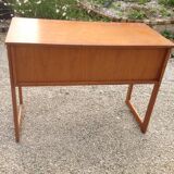 Vintage desk from the 60s with sled legs