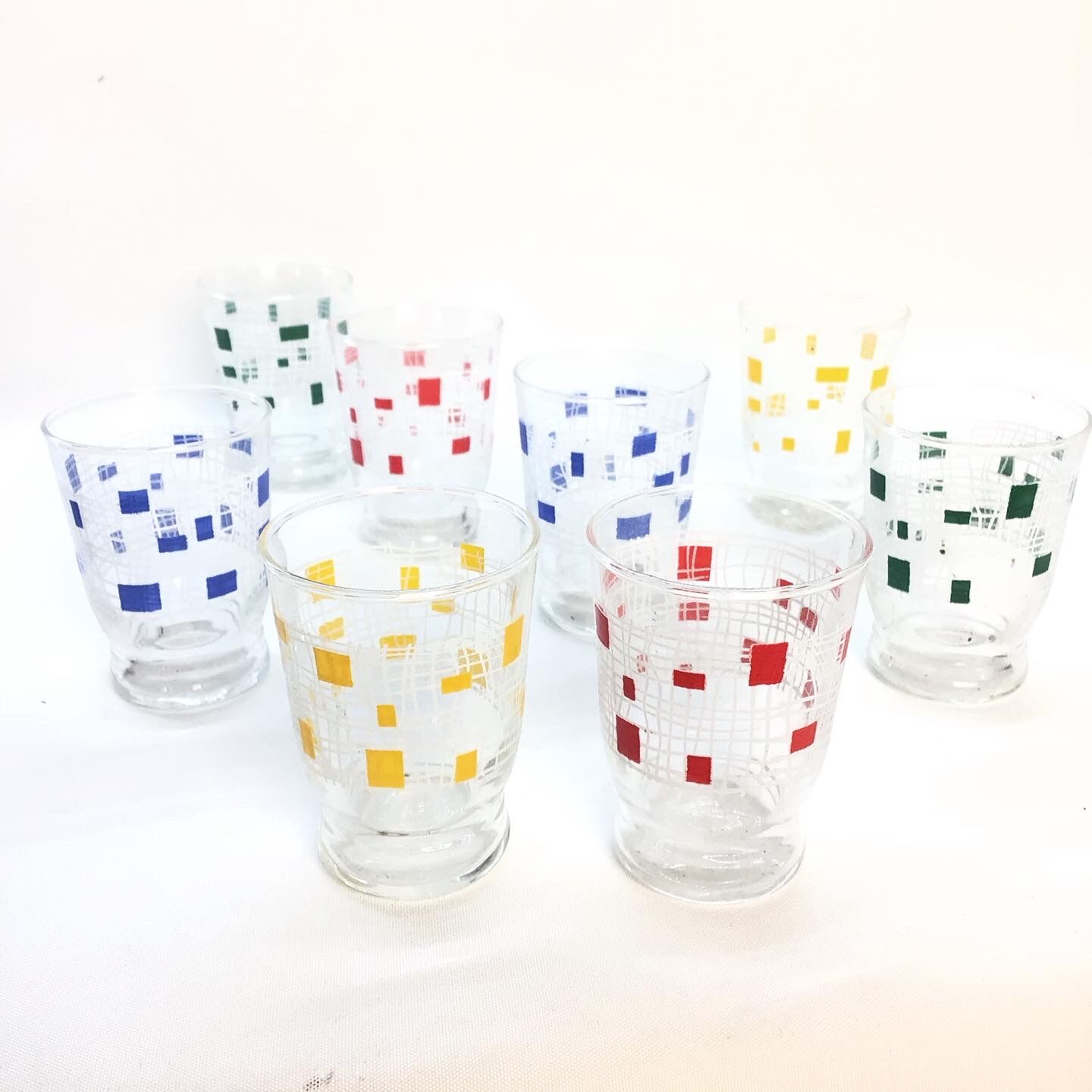 Liquor service 1950 geometric decoration