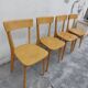Série de 4 chaises de bistrot année 50