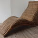 Chaise longue vintage "Karlskrona" en rotin par Carl Öjerstam, 1990