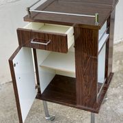 Vintage 1970s roulette bar serving trolley