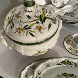 Sarreguemines earthenware table service