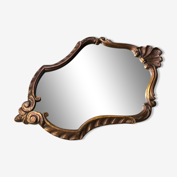 Old baroque rock mirror.