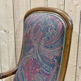 Voltaire armchair from the 1930s in walnut