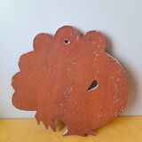 Ceramic peacock Dominique Pérot, 1960.