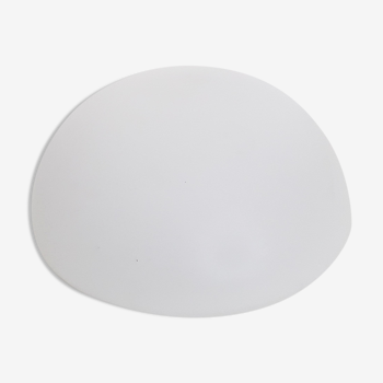 Wall lamp, globe half sphere opaque glass 60/70