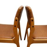 Set of 4 Danish dining chairs, 1970s