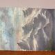 Oil painting of seaside landscape