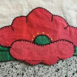 Vintage oval placemat 35x49