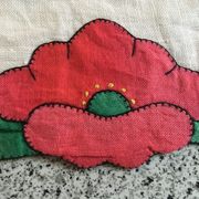 Vintage oval placemat 35x49