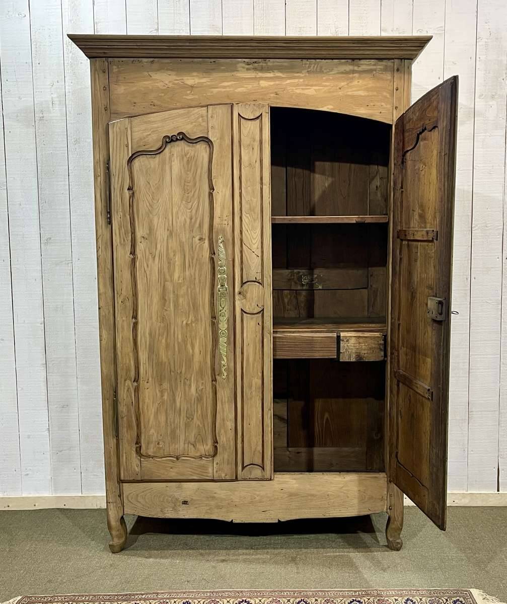 19th century raw chestnut country wardrobe