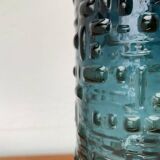 Brutalist Glass Bulb Vase Mid-Century Model F231 by Emil Funke for Gral