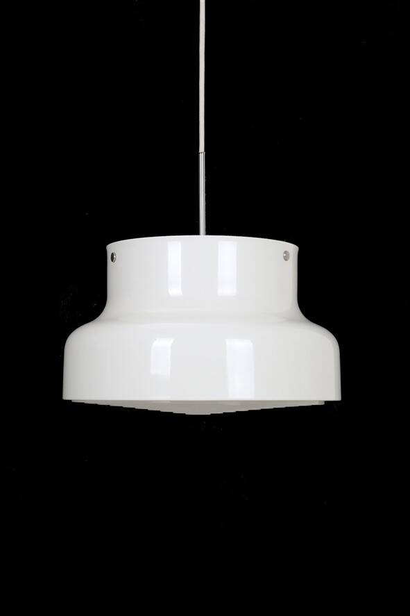Suspension "Bumling" par Anders Pehrson pour Ateljé Lyktan / Design moderne du milieu du siècle / Années 1970 / blanc crème