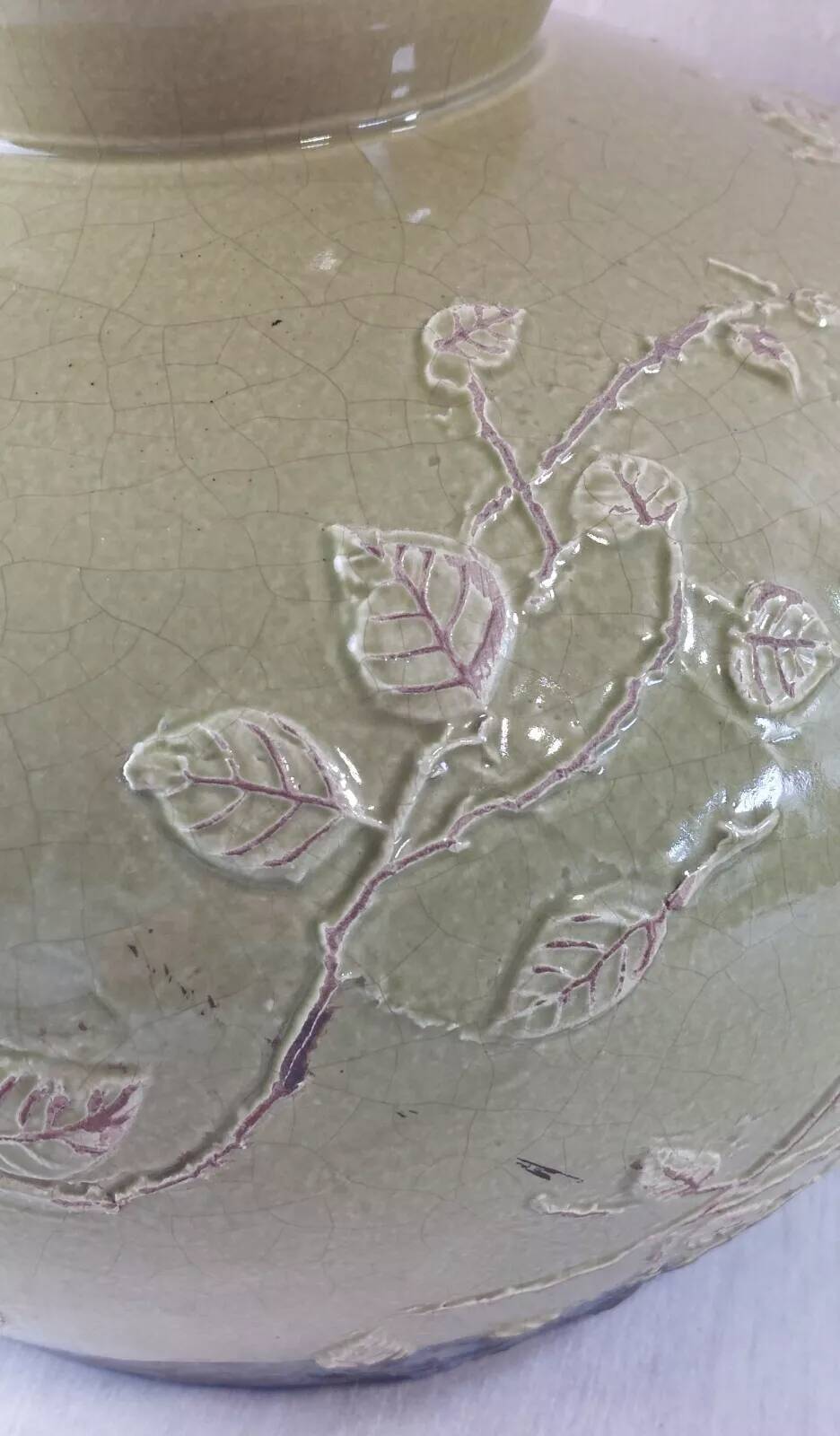 Old large vase / pot, ceramic, Jean Massier, from Vallauris