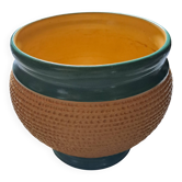 Very original vintage ceramic with a woven effect.