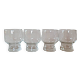 4 Lever water glasses