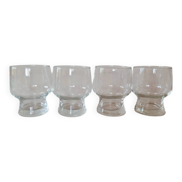 4 Lever water glasses