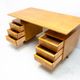 Writing desk, mid-century beechwood, 1970s, Czechoslovakia