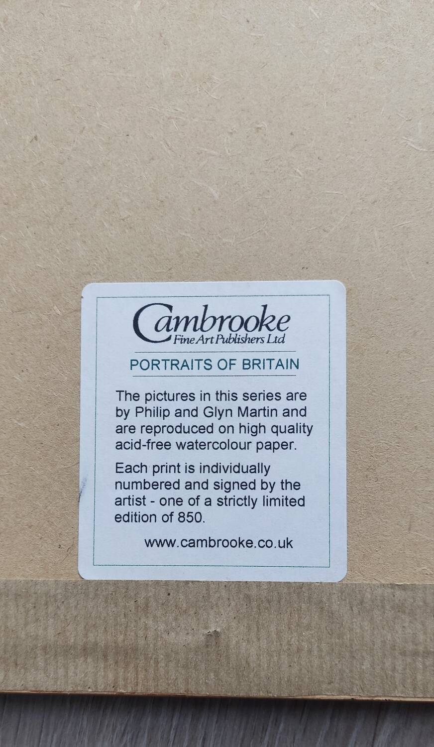 "Whalley Abbey Framed Painting - Signed Limited Edition (Philip & Glyn)