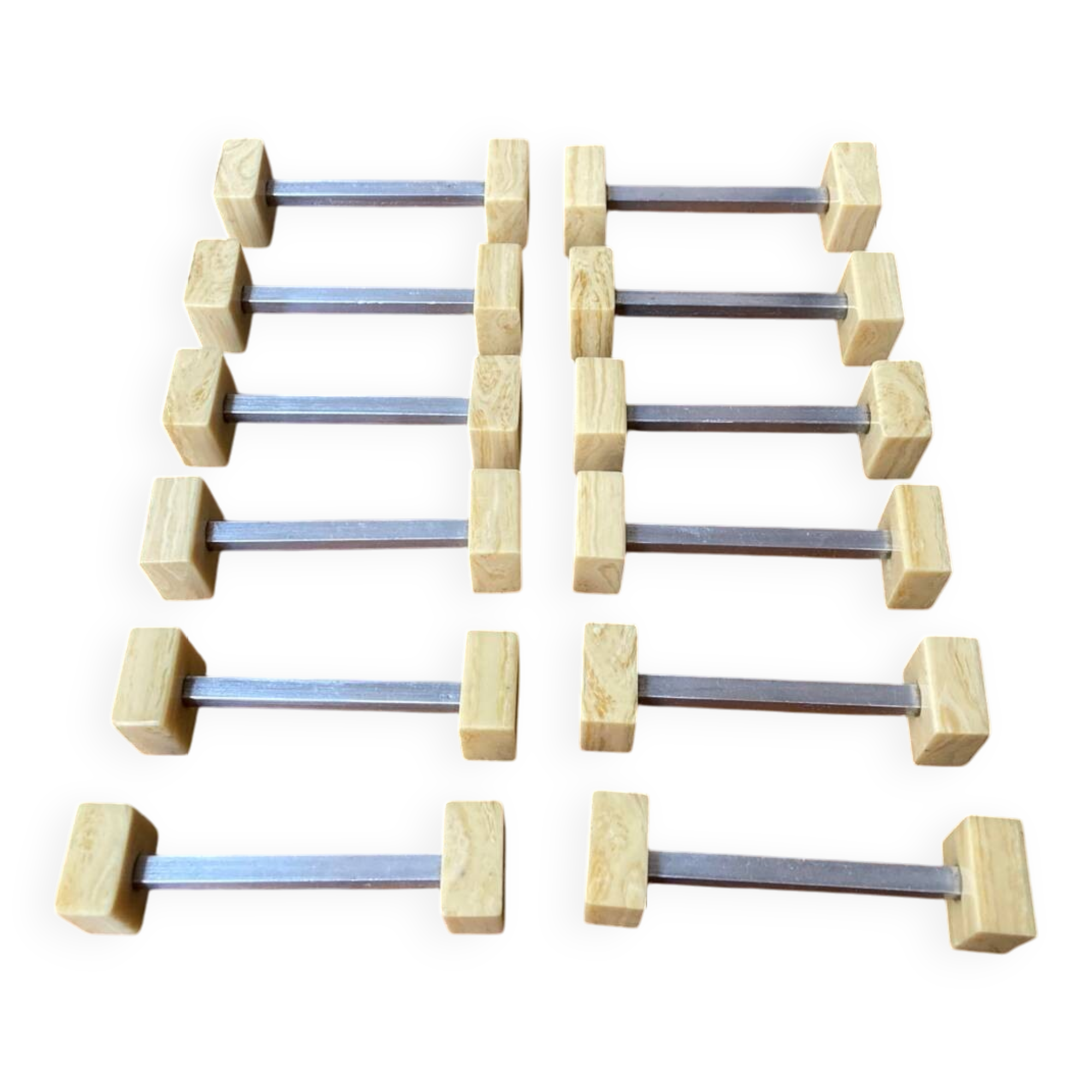 Set of 12 art deco knife rests