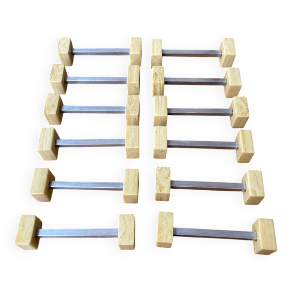 Set 12 porte-couteaux art deco